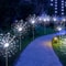 Solar Firework Garden Lights LED Outdoor Decoration Waterproof Lawn Lamp 18