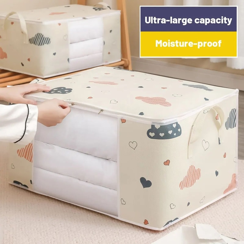 HeavyDuty Large Capacity Clothes Storage Organizer Bag 2