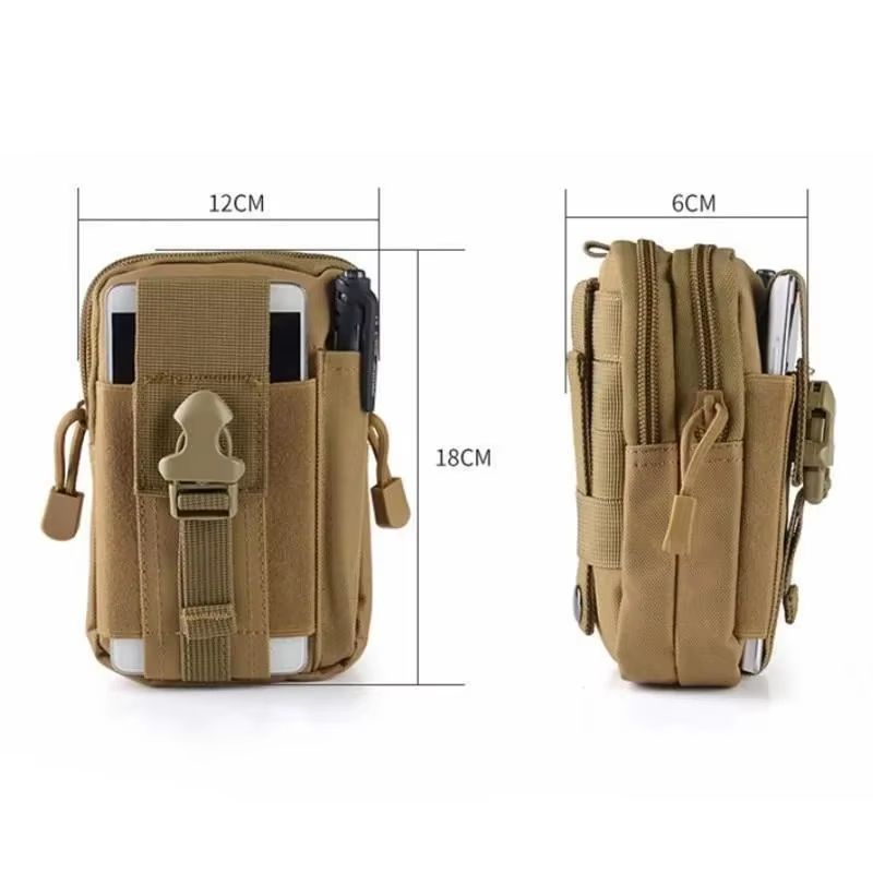 Waterproof Nylon Mobile Phone Waist Bag For Men 5