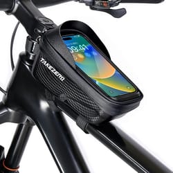waterproof touchscreen bicycle top tube bag for cycling phones and gear