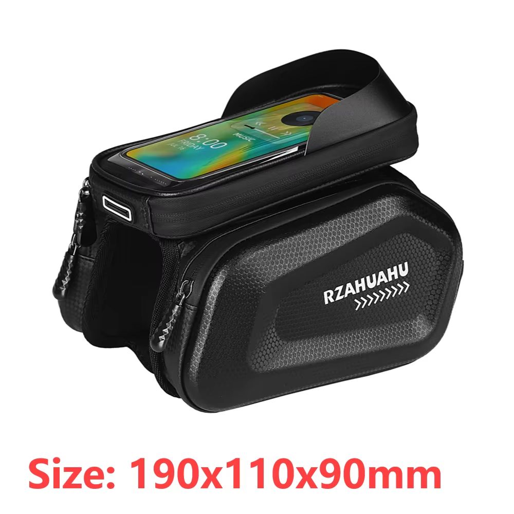 Waterproof Touchscreen Bicycle Top Tube Bag For Cycling Phones And Gear 15