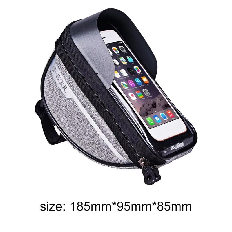 Waterproof Touchscreen Bicycle Top Tube Bag For Cycling Phones And Gear 18