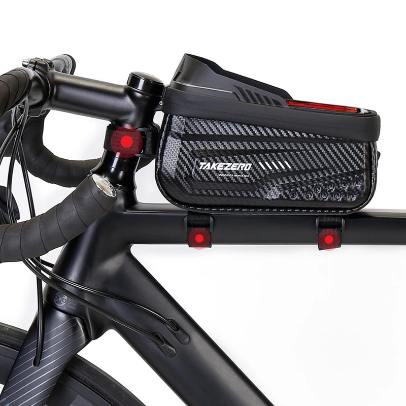 Waterproof Touchscreen Bicycle Top Tube Bag For Cycling Phones And Gear 5