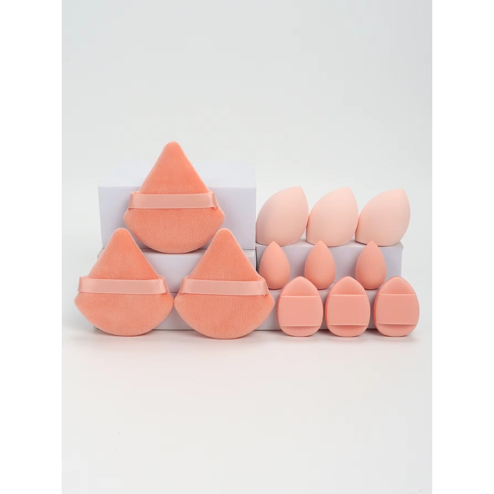 12Piece AllPurpose Makeup Sponge Set For Flawless Application 10