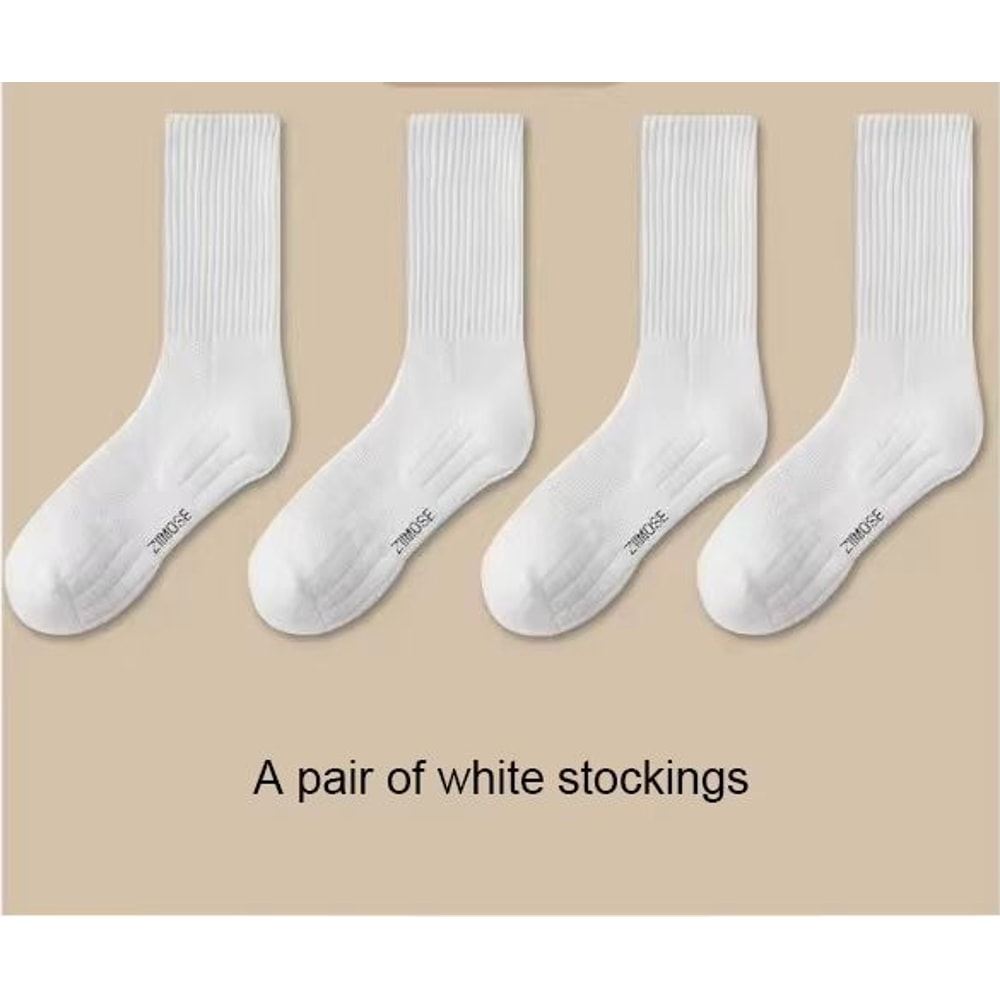 Thickened Cotton Deodorant MidTube Sports Socks For Men 9