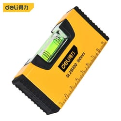 100mm portable magnetic pocket spirit level high-precision aluminum tool