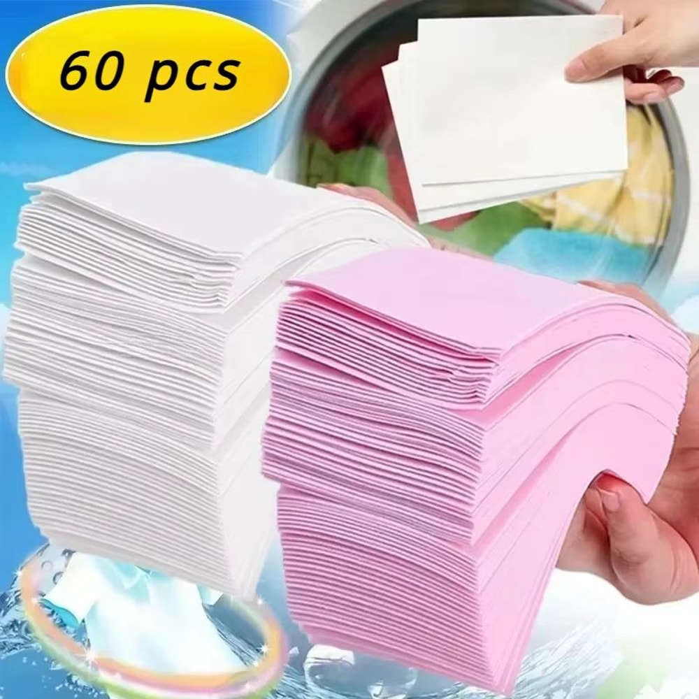 60Piece Concentrated Laundry Detergent Tablets For Powerful Cleaning 8