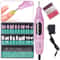 LINMANDA 6in1 Portable Electric Nail Drill Kit For Manicure And Pedicure 0