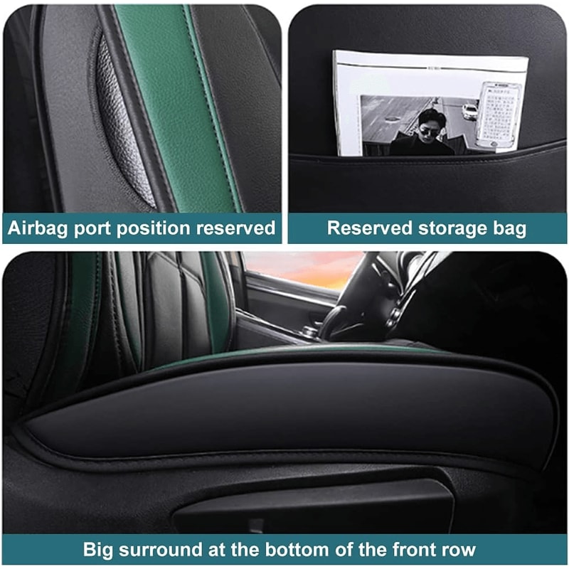 Full Leather Car Seat Cushion All Inclusive Seat Cover Drivers Or Passenger Seat Cover All Season U 6