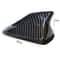 Universal Carbon Fiber Look Shark Fin Car Antenna With AMFM Signal Booster 12