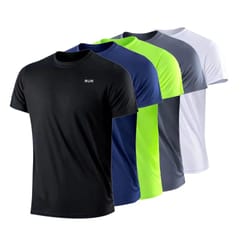 men's quick dry moisture wicking athletic t-shirt lightweight workout top
