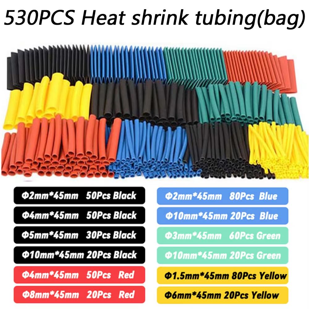 Heat Shrink Tubing Kit 1060530127 Pc 21 Shrinkable Wire Wrap Cable Repair Protection Set 11