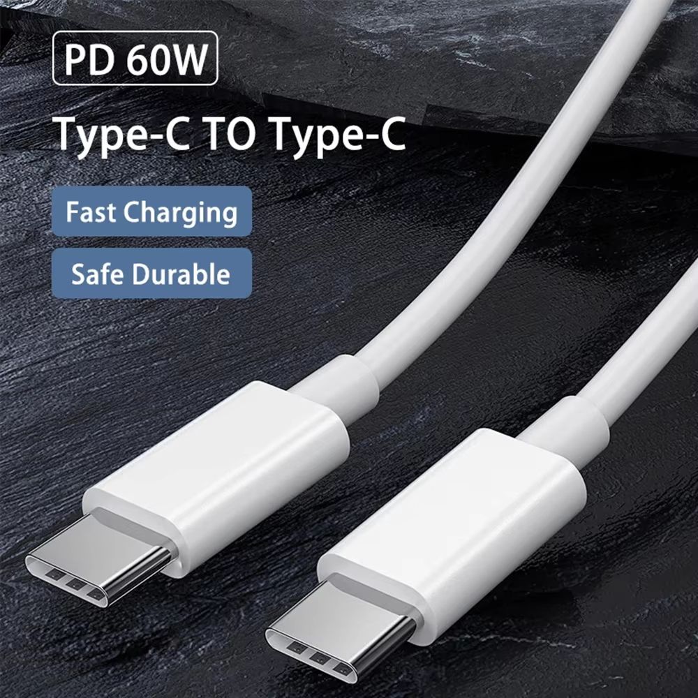 60W PD USBC To USBC Fast Charging And Data Cable 1 M2 M3 M For IPhone 1515 Pro Samsung Huawei Xiaom 1