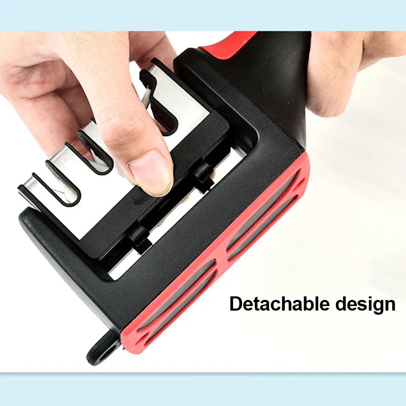 4Stage HandHeld Kitchen Knife Sharpener MultiFunction Sharpening Tool 4