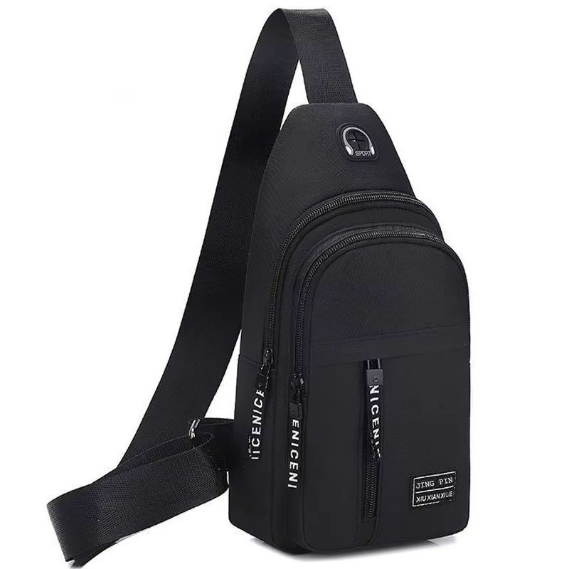 Mens Multifunctional Travel Shoulder Sling Bag Chest Crossbody Bag 9