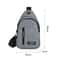 Mens Multifunctional Travel Shoulder Sling Bag Chest Crossbody Bag 1
