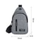 Mens Multifunctional Travel Shoulder Sling Bag Chest Crossbody Bag 1