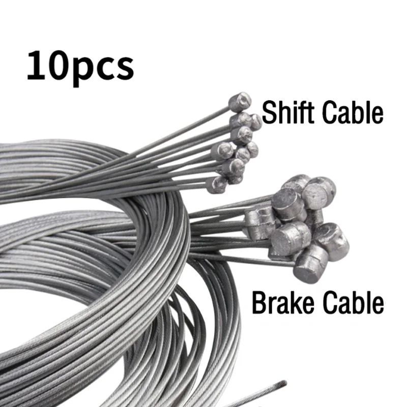 Universal Bicycle Brake And Shift Cable Set 510 Pc Durable Road MTB Brake Line Cable 0