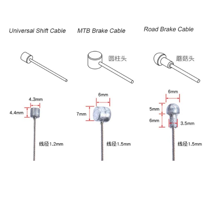 Universal Bicycle Brake And Shift Cable Set 510 Pc Durable Road MTB Brake Line Cable 1