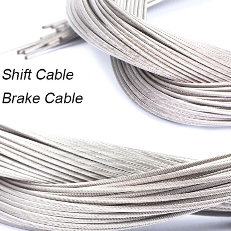 Universal Bicycle Brake And Shift Cable Set 510 Pc Durable Road MTB Brake Line Cable 2