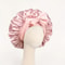 Adjustable Satin Hair Bonnet With Tie Band For Sleeping Women And Men 17