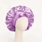 Adjustable Satin Hair Bonnet With Tie Band For Sleeping Women And Men 21