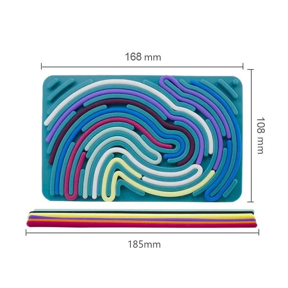 Sensory Activity Busy Board For Kids Montessori Motor Skills Travel Toy 4