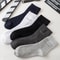 Mens AntiBacterial Breathable Bamboo Fiber Socks 10 Pairs Casual Black White Size 3845 1
