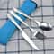 Portable Picnic Cutlery Set With Washable Tableware And Zipper Travel Case 9