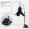 Cat Teaser Toy With Bell And Suction Cup Extended Rod Replaceable Feather Head 2