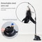 Cat Teaser Toy With Bell And Suction Cup Extended Rod Replaceable Feather Head 2