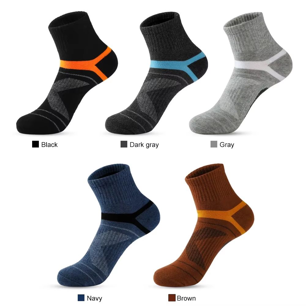 HighQuality Mens Breathable Sports Socks 3510 Pairs Black For Running And Everyday Wear 15