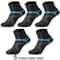 HighQuality Mens Breathable Sports Socks 3510 Pairs Black For Running And Everyday Wear 6