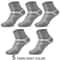 HighQuality Mens Breathable Sports Socks 3510 Pairs Black For Running And Everyday Wear 10