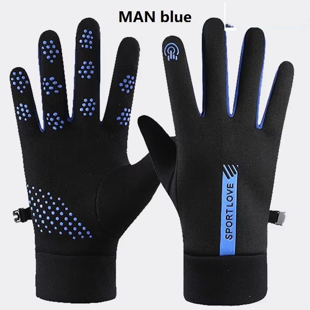 Womens Winter Thermal Cycling Gloves Waterproof WindResistant Fleece Outdoor Sports Mittens 9