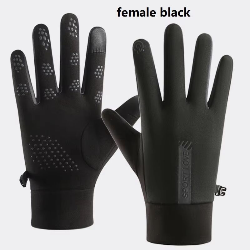 Womens Winter Thermal Cycling Gloves Waterproof WindResistant Fleece Outdoor Sports Mittens 11