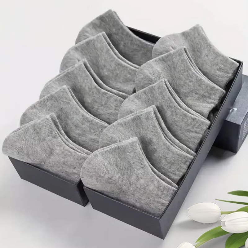 Mens Breathable LowCut Ankle Socks 1020304050 Pairs SweatWicking Summer Comfort 2