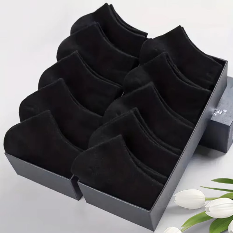 Mens Breathable LowCut Ankle Socks 1020304050 Pairs SweatWicking Summer Comfort 4