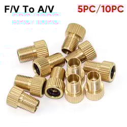 presta to schrader bike valve adapter set 5/10 pcs - mtb cycling tire converter