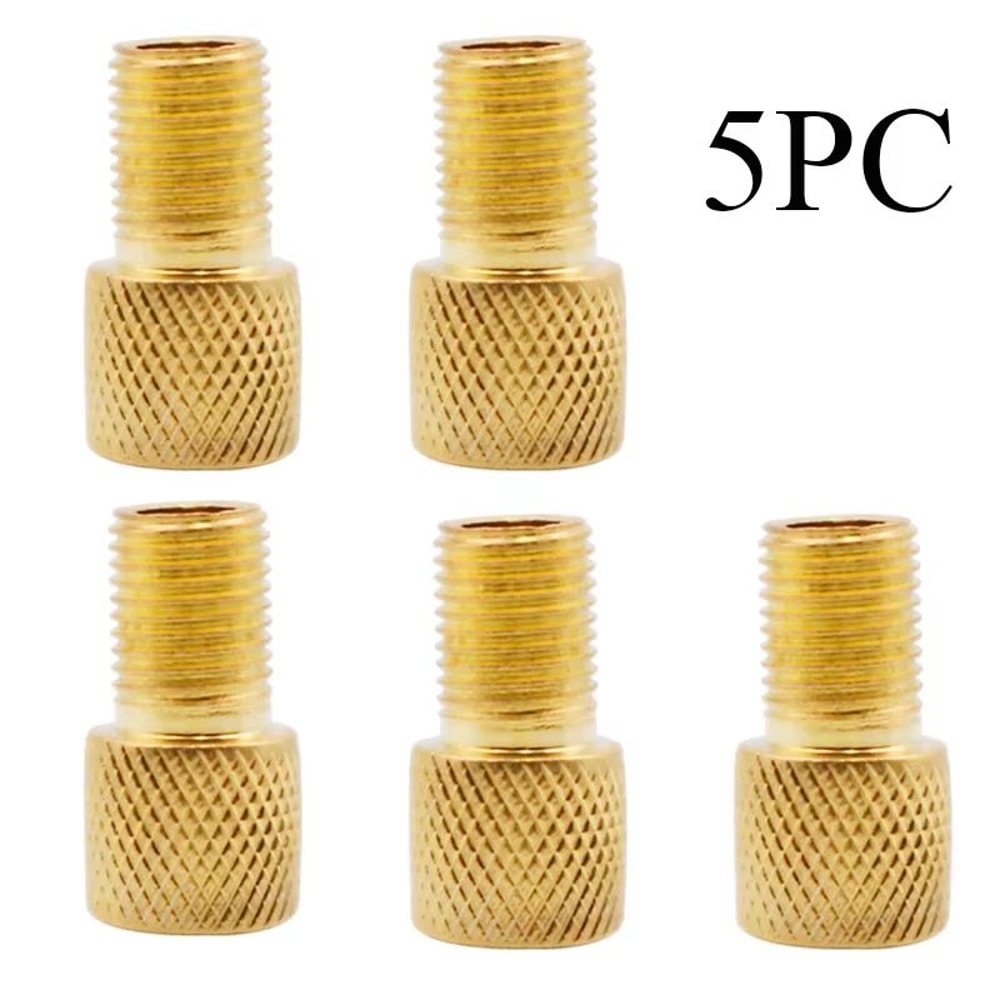 Presta To Schrader Bike Valve Adapter Set 510 Pcs MTB Cycling Tire Converter 6