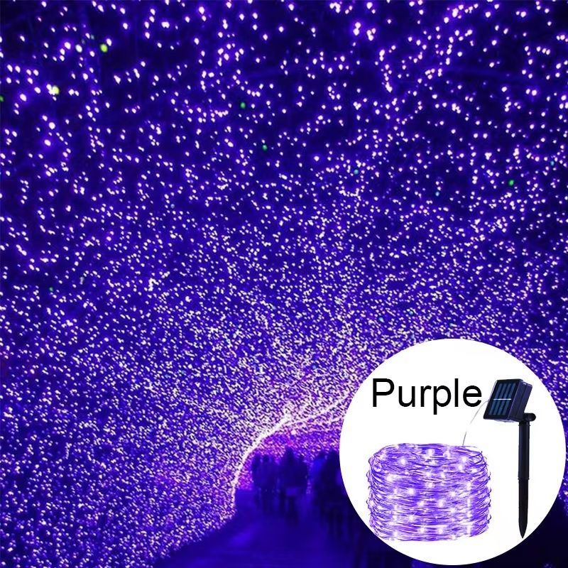 Outdoor Solar LED Fairy String Lights Waterproof With 8 Lighting Modes For Garden Patio And Christm 7