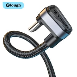 elough 180-degree usb-c fast charging and data cable for samsung xiaomi and more