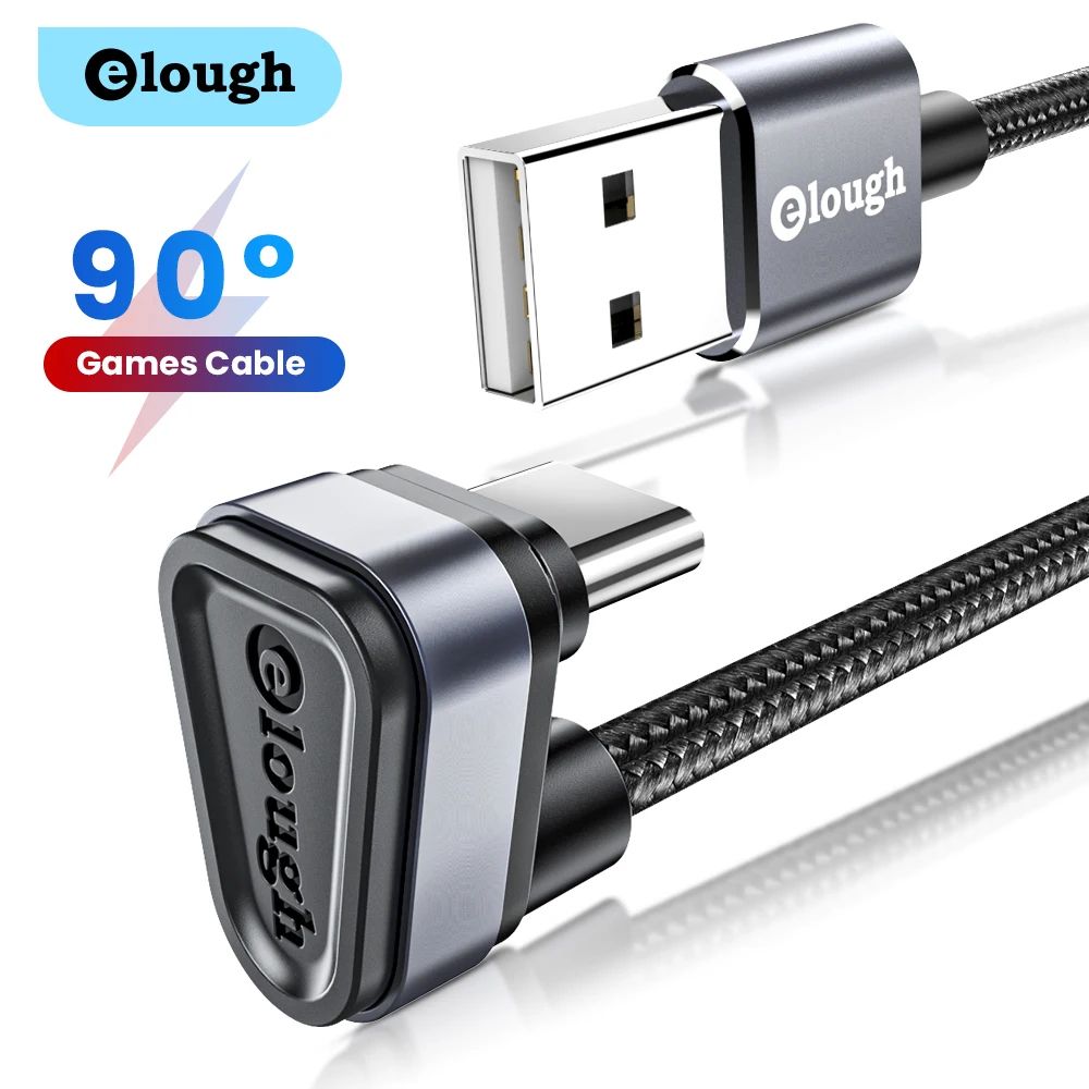 Elough 180Degree USBC Fast Charging And Data Cable For Samsung Xiaomi And More 1