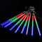 LED Meteor Shower Rain Lights Waterproof Falling Raindrop Tube String Lights 1181in 9