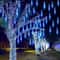 LED Meteor Shower Rain Lights Waterproof Falling Raindrop Tube String Lights 1181in 3