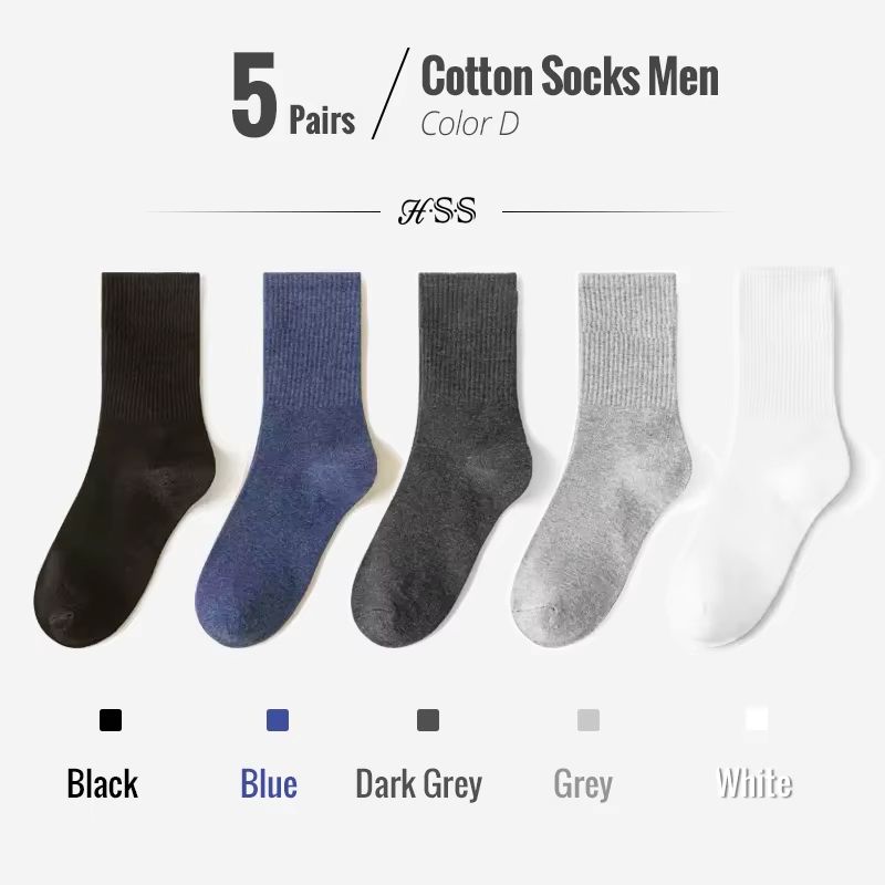 Combed Cotton Business Dress Socks For Men 510Pair Pack 9