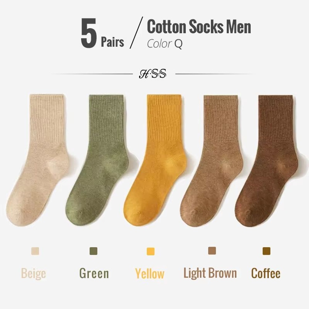 Combed Cotton Business Dress Socks For Men 510Pair Pack 10