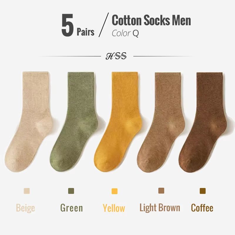Combed Cotton Business Dress Socks For Men 510Pair Pack 10