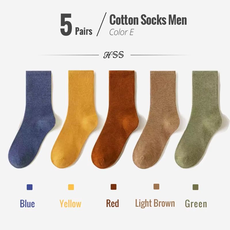 Combed Cotton Business Dress Socks For Men 510Pair Pack 12