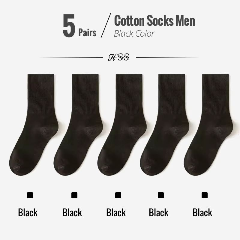 Combed Cotton Business Dress Socks For Men 510Pair Pack 15